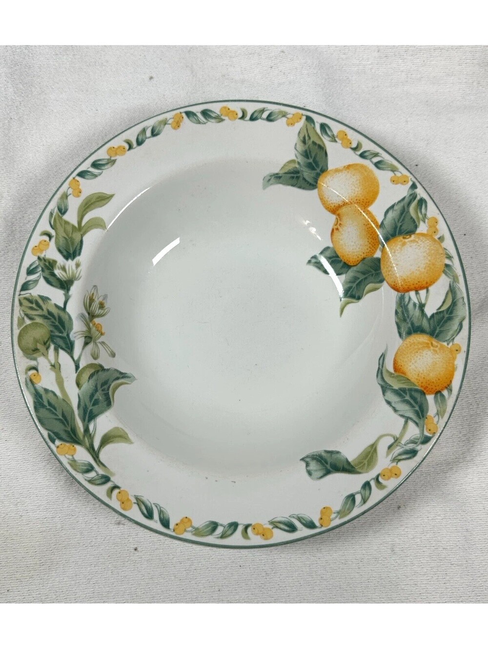 Julie Pople Country fruit collection Ceramic Plate oranges dish and micro safe